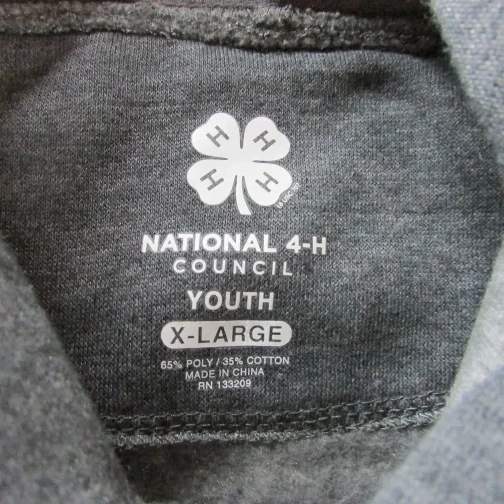 National 4-H Council Youth Lil Show Off Sheep Graphic Hooded Pullover Sweatshirt